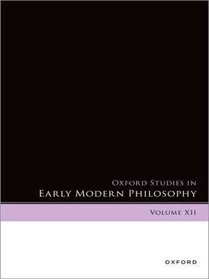 cover image of Oxford Studies in Early Modern Philosophy